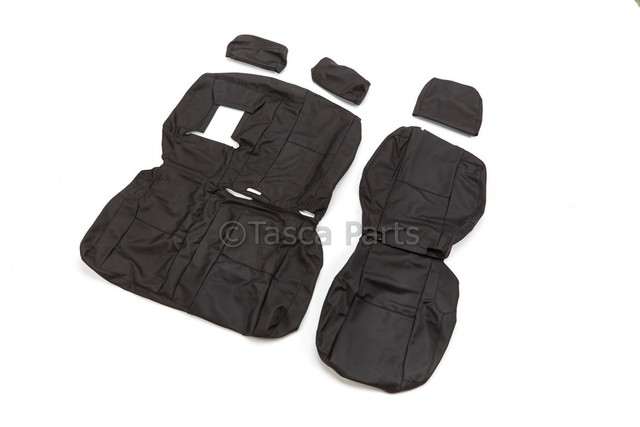 19156134 - Interior: Seat Covers, Rear, 60-40 for Chevrolet: Silverado 1500, Silverado 2500 HD, Silverado 3500 HD | GMC: Sierra 1500, Sierra 1500 Classic, Sierra 1500 HD, Sierra 1500 HD Classic, Sierra 2500, Sierra 2500 HD, Sierra 2500 HD Classic, Sierra 3500, Sierra 3500 Classic, Sierra 3500 HD Image