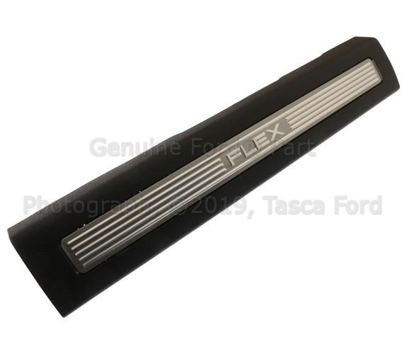8A8Z7413208BA - Body: Door Sill Plates, Front, Charcoal Black for Ford Image
