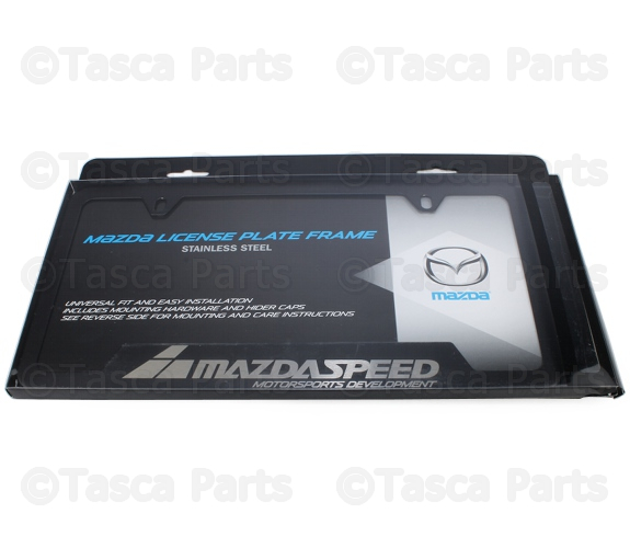 BLMS83C10 - Exterior: License Plate Frame, MAZDASPEED Logo for Mazda: 3, 6, CX-3, CX-9, MX-5 Miata Image