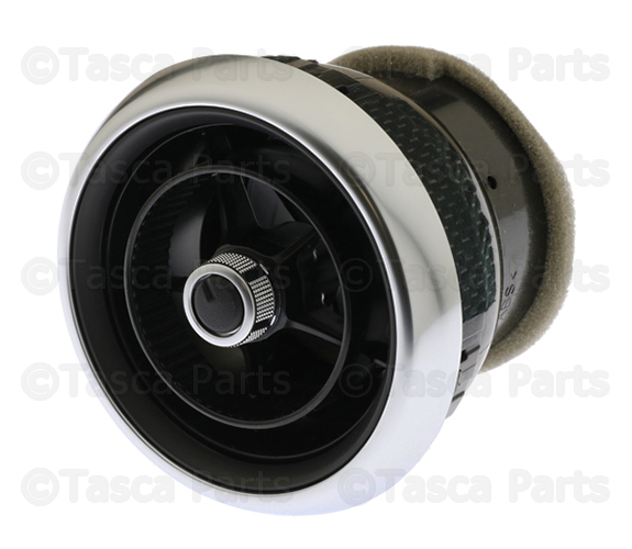 N2476473002 - Body: Satin Chrome Air Vent Bezel for Mazda: MX-5 Miata Image