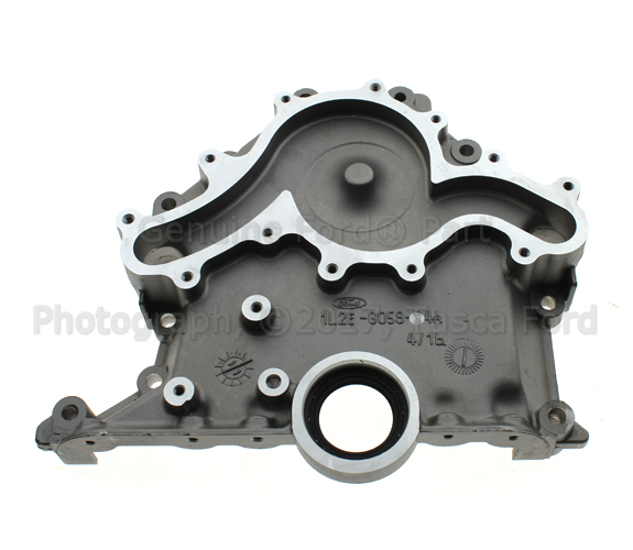 5L2Z6019AA - Engine: Timing Cover for Ford: Explorer, Explorer Sport, Explorer Sport Trac, Mustang, Ranger | Mercury: Mountaineer Image