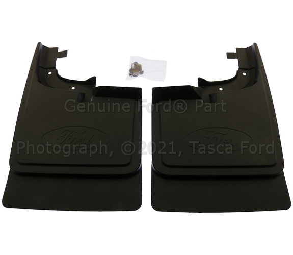2017-2022 Ford Splash Guards, Molded, Front Pair, Black