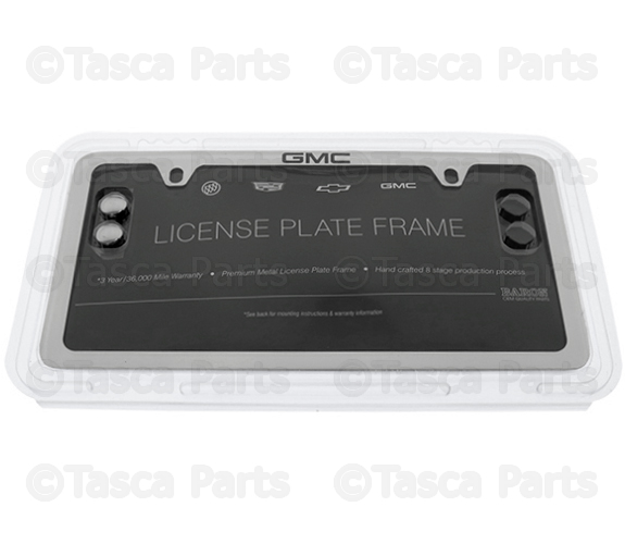 Gmc In Red Chrome Metal License Plate Frame Custom GMC In Red Chrome Metal License Plate Frame Z71 License Plate Frame - Foto 6