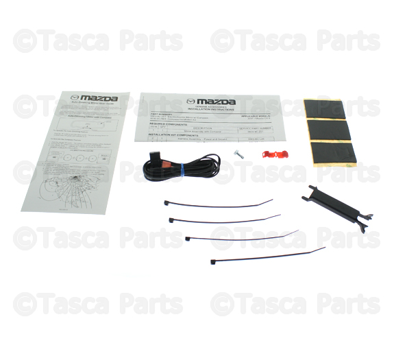 8CN05 - Serviceable Components: Mirror Installation Kit, Rear-View for Mazda Image