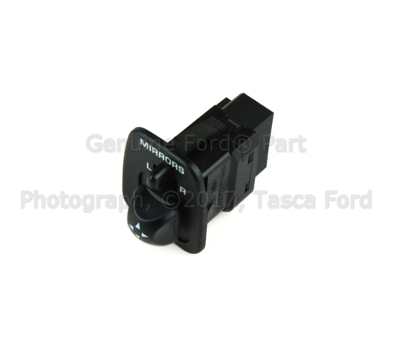 F65Z17B676AB - Body: Mirror Switch for Ford: Escort, Excursion, Expedition, F-150, F-150 Heritage, F-250, F-250 HD, F-250 Super Duty, F-350 Super Duty, F-450 Super Duty, F-550 Super Duty, Thunderbird, Windstar Image