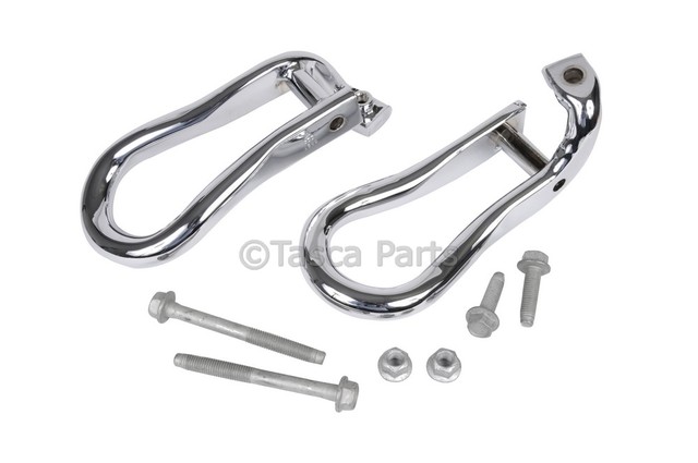 22858897 - Towing: Tow Hooks - Heavy Duty - Chrome for Chevrolet: Silverado 1500, Silverado 2500 HD, Silverado 3500 HD | GMC: Sierra 1500, Sierra 2500 HD, Sierra 3500 HD Image