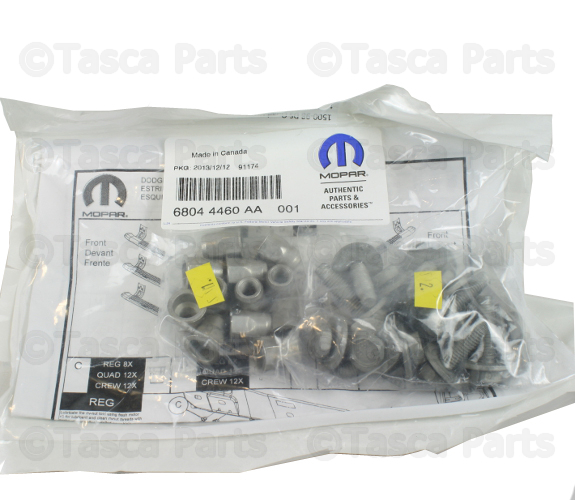 68044460AA - Mopar Accessories - Component Parts: Mounting Hardware Kit for Dodge: Ram 1500, Ram 2500, Ram 3500 | Ram: 1500, 2500, 3500 Image