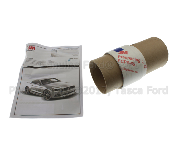 VFR3Z6320000D - Exterior: Custom Stripe Kit, Speed Stripe for Ford: Mustang Image