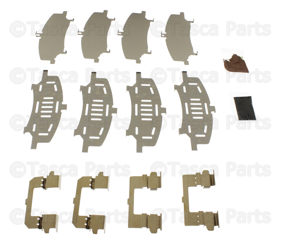 2013-2025 Mazda CX-5 Disc Brake Anti-Rattle Clip Set K0Y1-33-29Z