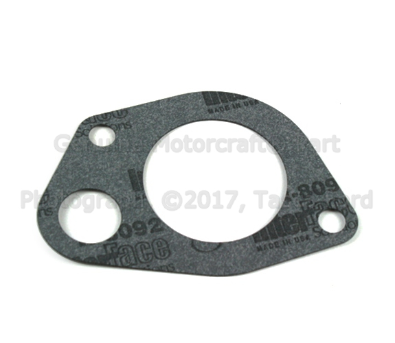 E6TZ8255B - Cooling System: Engine Coolant Thermostat Gasket for Ford: Bronco, E-150 Econoline, E-150 Econoline Club Wagon, E-250 Econoline, E-250 Econoline Club Wagon, E-350 Econoline, E-350 Econoline Club Wagon, F-150, F-250, F-350 Image