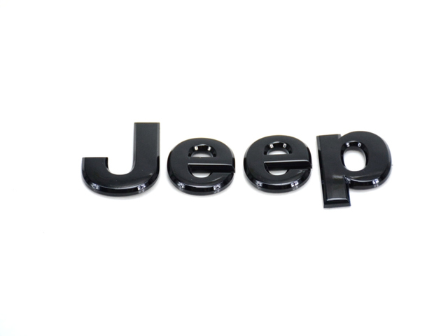 68211296AA - : Jeep Nameplate, Black for Mopar Image