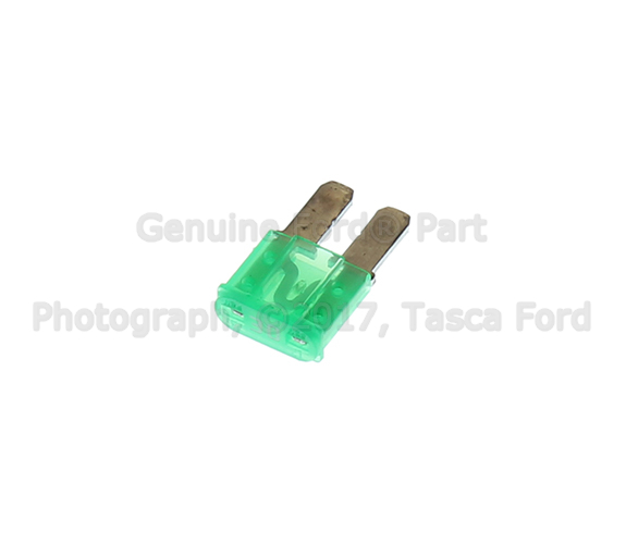 DG9Z14526M - Electrical: Mini Fuse for Ford: Bronco, Edge, Expedition, Explorer, F-150, F-150 Lightning, F-250 Super Duty, F-350 Super Duty, F-450 Super Duty, Fusion, Mustang, Police Interceptor Utility, Police Responder Hybrid, Ranger, SSV Plug-In Hybrid | Lincoln: Aviator, Corsair, MKX, Nautilus, Navigator Image