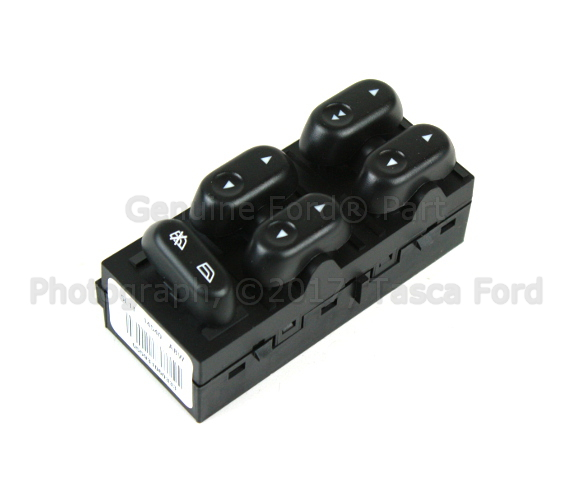 5L1Z14529AA - Body: Window Switch for Ford: Crown Victoria, Expedition, F-150, F-150 Heritage, F-250 Super Duty, F-350 Super Duty, F-450 Super Duty, F-550 Super Duty | Lincoln: Mark LT | Mercury: Grand Marquis, Marauder Image