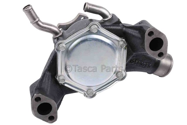 89060527 - Cooling System: Water Pump for Cadillac: Escalade | Chevrolet: Astro, Blazer, C1500, C2500, C3500, C3500HD, Express 1500, Express 2500, Express 3500, K1500 Pickup, K2500 Pickup, K3500 Pickup, P30, S10, Silverado 1500, Silverado 1500 Classic, Suburban C1500, Suburban C2500, Suburban K1500, Suburban K2500, Tahoe | GMC: C1500 Pickup, C2500 Pickup, C3500 Pickup, C3500HD, Jimmy, K1500 Pickup, K2500 Pickup, K3500 Pickup, P3500, Safari, Savana 1500, Savana 2500, Savana 3500, Sierra 1500, Sierra 1500 Classic, Sonoma, Suburban C1500, Suburban C2500, Suburban K1500, Suburban K2500, Yukon | Oldsmobile: Bravada Image