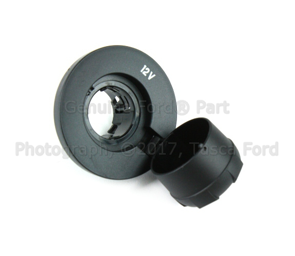 9L3Z19A487AA - Body: Power Outlet Cap for Ford: Expedition, F-150, F-250 Super Duty, F-350 Super Duty, F-450 Super Duty Image