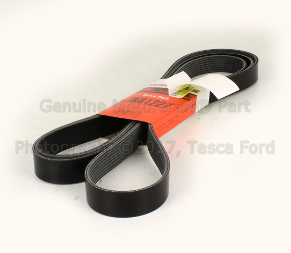 1C2Z8620LA - Cooling System: Serpentine Belt for Ford: F-250 Super Duty, F-350 Super Duty, F-450 Super Duty, F-550 Super Duty Image