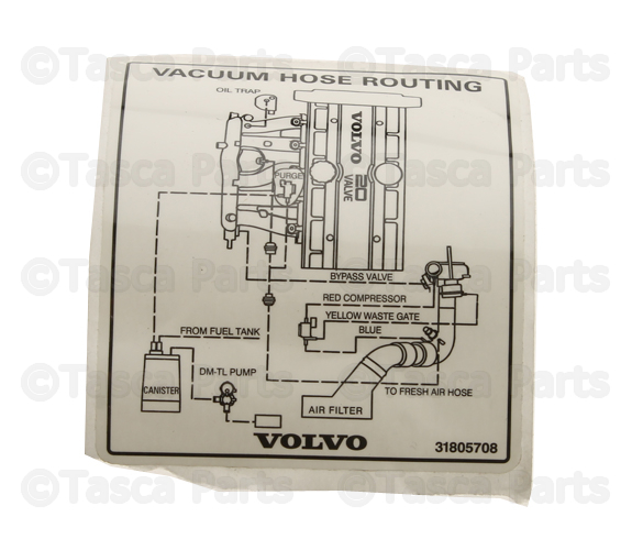 31805708 - Accessories: Engine Decal for Volvo Image