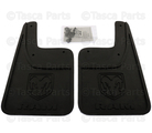 82216219AA - Exterior Accessories: Heavy Duty Rubber Splash Guards - Rear without Fender Flares for Dodge: Ram 1500, Ram 2500, Ram 3500 | Ram: 1500, 1500 Classic, 2500, 3500 Image