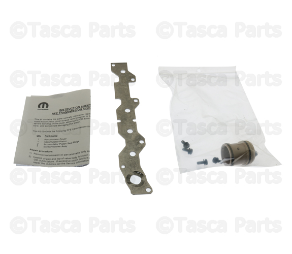 5174633AB - Automatic Transmission Multi-Speed: Accumulator Cover Accumulator Kit for Chrysler: Aspen | Dodge: Dakota, Durango, Ram 1500, Ram 2500, Ram 3500 | Jeep: Commander, Grand Cherokee, Liberty | Ram: 1500, 1500 Classic, 2500, 3500, Dakota Image