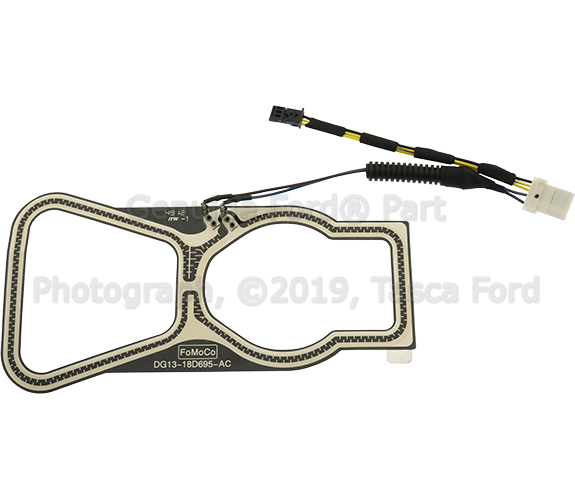 DG1Z14D696A - Body: Mirror Inside Bracket for Ford Image