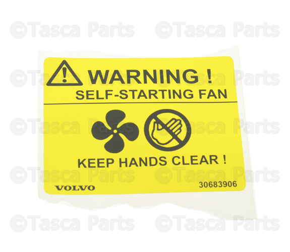 30683906 - Body: Caution Label for Volvo Image