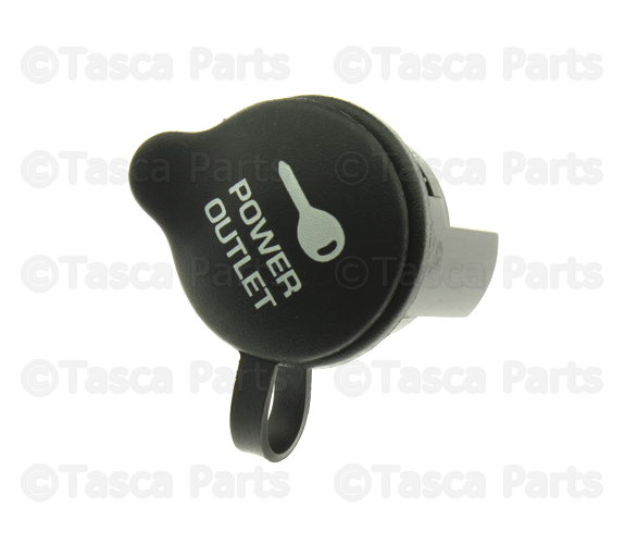 5026599AA - Interior Trim: Power Outlet Cap for Chrysler: Aspen, PT Cruiser, Town &amp; Country | Dodge: Durango, Grand Caravan, Journey, Ram 3500 | Jeep: Commander, Grand Cherokee | Ram: 1500, 3500, C/V Image