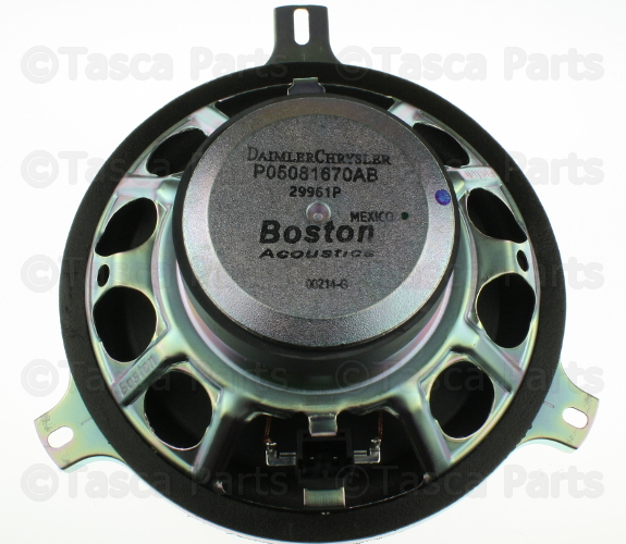 5081670AB - Electrical: Speaker for Chrysler: 200, PT Cruiser, Sebring | Dodge: Challenger | Jeep: Commander, Grand Cherokee Image