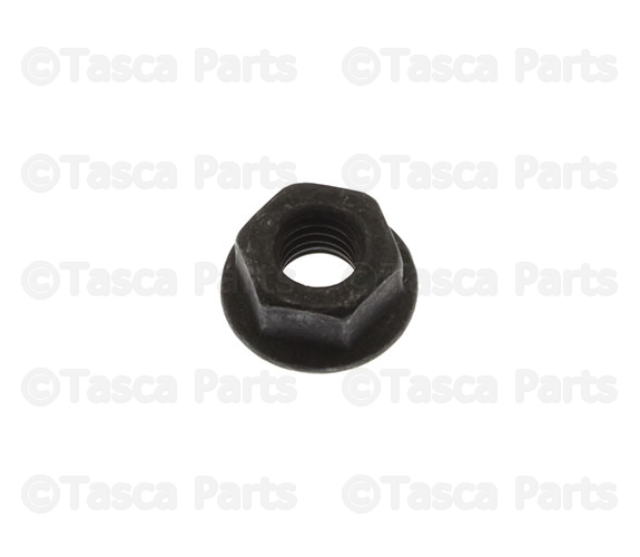 5097674AA - : Hex Nut for Chrysler: 200, 300, Aspen, Crossfire, Pacifica, PT Cruiser, Sebring, Town &amp; Country, Voyager | Dodge: Avenger, Caliber, Challenger, Charger, Charger Daytona, Dart, Durango, Grand Caravan, Journey, Magnum, Nitro, Ram 1500, Ram 2500, Ram 3500, Sprinter 2500, Sprinter 3500, Viper | Fiat: 500 | Jeep: Cherokee, Commander, Compass, Gladiator, Grand Cherokee, Grand Cherokee L, Grand Cherokee WK, Grand Wagoneer, Liberty, Patriot, Wagoneer, Wagoneer S, Wrangler, Wrangler JK | Ram: 1500, 1500 Classic, 2500, 3500, C/V, ProMaster 1500, ProMaster 2500, ProMaster 3500, ProMaster City | SRT: Viper Image