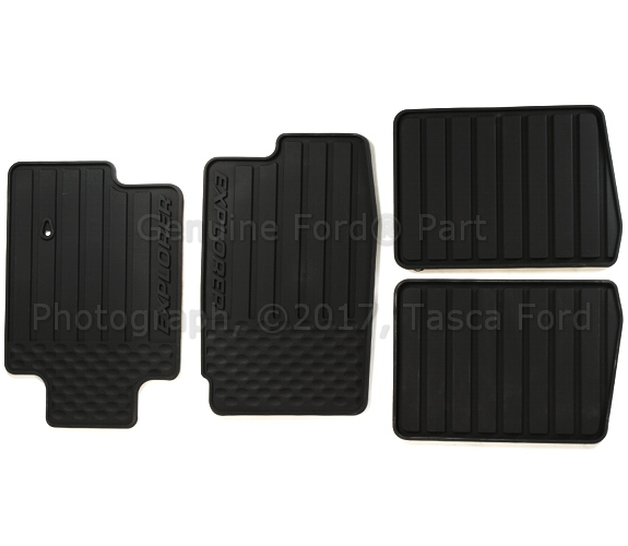 7L2Z7813300A - Interior: Floor Mats, All Weather Set for Ford: Explorer Image