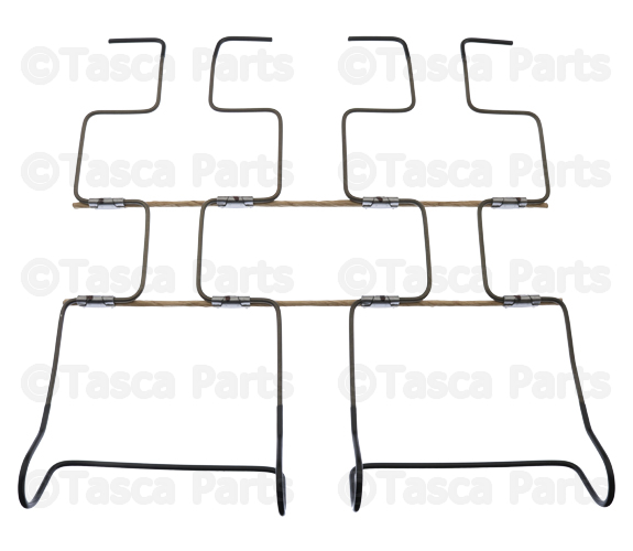 68050448AA - Interior Trim: Front Seat Cushion Mat for Dodge: Ram 1500, Ram 2500, Ram 3500 | Ram: 1500, 1500 Classic, 2500, 3500 Image