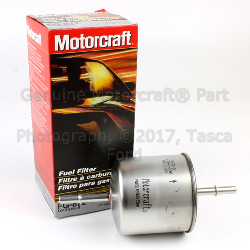 FOTZ9155B - Maintenance &amp; Lubrication: Fuel Filter for Ford: Bronco, Bronco II, E-150 Econoline, E-150 Econoline Club Wagon, E-250 Econoline, E-350 Econoline, E-350 Econoline Club Wagon, E-350 Super Duty, E-450 Econoline Super Duty, Econoline Super Duty, Escape, Excursion, Expedition, Explorer, F-150, F-250, F-250 HD, F-250 Super Duty, F-350, F-350 Super Duty, F-450 Super Duty, F-550 Super Duty, F-Super Duty, Ranger, Windstar | Lincoln: Navigator | Mercury: Mariner, Mountaineer Image