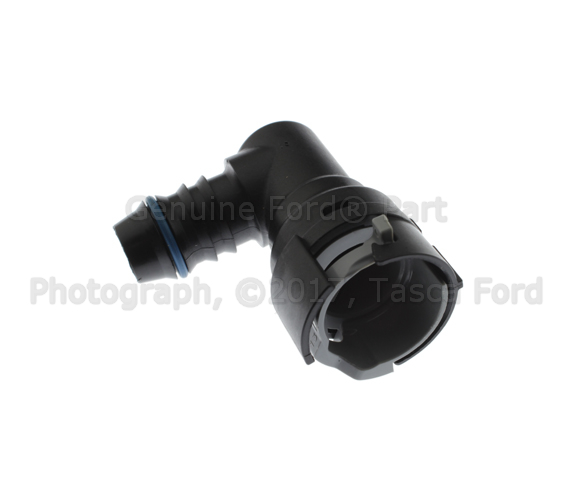 7T4Z9E499B - Emission System: Vent Tube Connector for Ford: Focus, Mustang, Police Interceptor Sedan, Taurus, Transit-150, Transit-250, Transit-350, Transit-350 HD | Lincoln: Continental, MKZ Image
