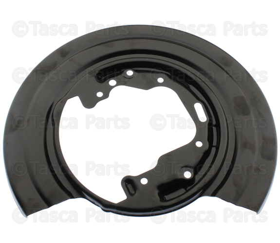 4728111 - Parking Brake: Brake Shield, Left for Chrysler: 300M, Concorde, PT Cruiser | Dodge: Intrepid, Neon Image