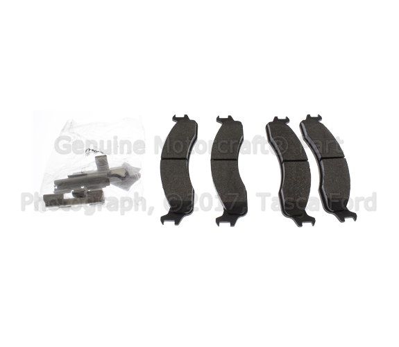 BR48C - Brakes: Motorcraftâ„¢ Disc Brake Pad Set for Ford: E-150, E-150 Club Wagon, E-250, E-250 Econoline, E-350 Club Wagon, E-350 Econoline, E-350 Econoline Club Wagon, E-350 Super Duty, E-450 Super Duty, F-250, F-250 HD, F-350 Image