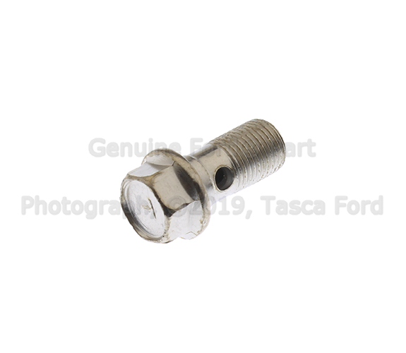 7T4Z2L122A - Brakes: Brake Hose Bolt for Ford: Edge, Expedition, Explorer, Fusion, Mustang, Police Interceptor Utility, Police Responder Hybrid, SSV Plug-In Hybrid | Lincoln: Aviator, Continental, MKC, MKX, MKZ, Nautilus, Navigator Image