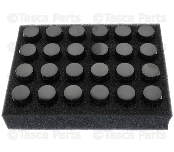 85105297 - Wheels: Lug Nuts - Black - 24 Pieces for Buick: Enclave | Cadillac: Escalade, Escalade ESV, LYRIQ, XT5, XT6 | Chevrolet: Blazer, Blazer EV, Colorado, Silverado 1500, Silverado 1500 LD, Silverado 1500 LTD, Silverado 2500 HD, Silverado 3500 HD, Suburban, Suburban 3500 HD, Tahoe, Traverse | GMC: Acadia, Canyon, Sierra 1500, Sierra 1500 Limited, Yukon, Yukon XL Image