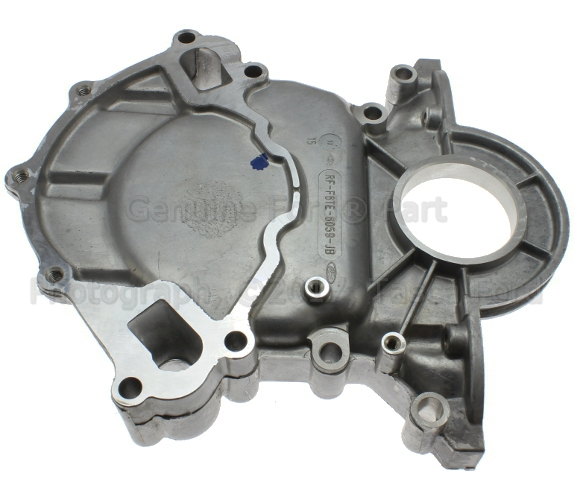 F6TZ6019NA - Engine: Timing Cover for Ford: Bronco, E-150 Econoline, E-150 Econoline Club Wagon, E-250 Econoline, E-250 Econoline Club Wagon, E-350 Econoline, E-350 Econoline Club Wagon, Econoline Super Duty, F-150, F-250, F-250 HD, F-350 Image