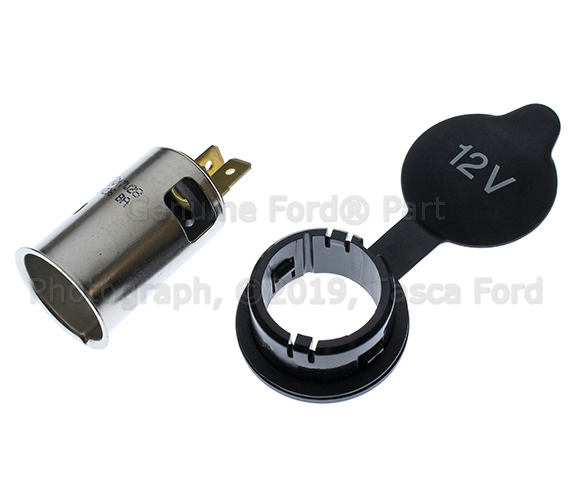 CV6Z19N236BA - Electrical: 12 Volt Accessory Power Outlet for Ford Image