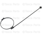 174299BD0C - Fuel System: Fuel Tank Cap Tether Clip for Nissan: Micra, Versa, Versa Note Image