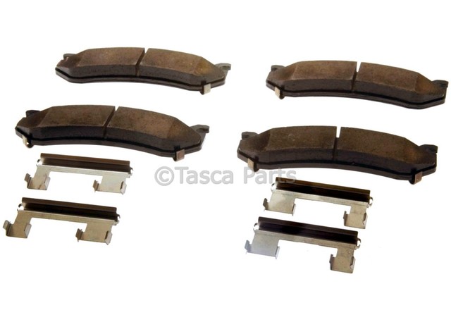 19210705 - Brakes: Brake Pads for Cadillac: Escalade, Escalade ESV, Escalade EXT | Chevrolet: Astro, Avalanche 1500, Avalanche 2500, Silverado 1500, Silverado 1500 Classic, Silverado 1500 HD, Silverado 1500 HD Classic, Silverado 2500, Silverado 2500 HD, Silverado 2500 HD Classic, Silverado 3500, Silverado 3500 Classic, Silverado 3500 HD, Suburban 1500, Suburban 2500, Tahoe | GMC: Safari, Sierra 1500, Sierra 1500 Classic, Sierra 1500 HD, Sierra 1500 HD Classic, Sierra 2500, Sierra 2500 HD, Sierra 2500 HD Classic, Sierra 3500, Sierra 3500 Classic, Sierra 3500 HD, Yukon, Yukon XL 1500, Yukon XL 2500 | Hummer: H2 Image