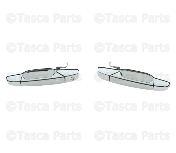 84275015 - Exterior: Door Handles, Front, Chrome for Chevrolet: Silverado 1500, Silverado 1500 Classic, Silverado 1500 HD Classic, Silverado 2500 HD, Silverado 2500 HD Classic, Silverado 3500 Classic, Silverado 3500 HD | GMC: Sierra 1500, Sierra 1500 Classic, Sierra 1500 HD, Sierra 1500 HD Classic, Sierra 2500, Sierra 2500 HD, Sierra 2500 HD Classic, Sierra 3500, Sierra 3500 Classic, Sierra 3500 HD Image