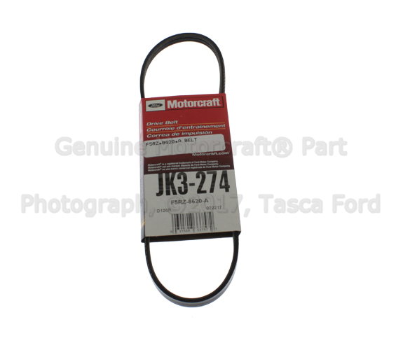 F5RZ8620A - Cooling System: Water Pump Belt for Ford Image