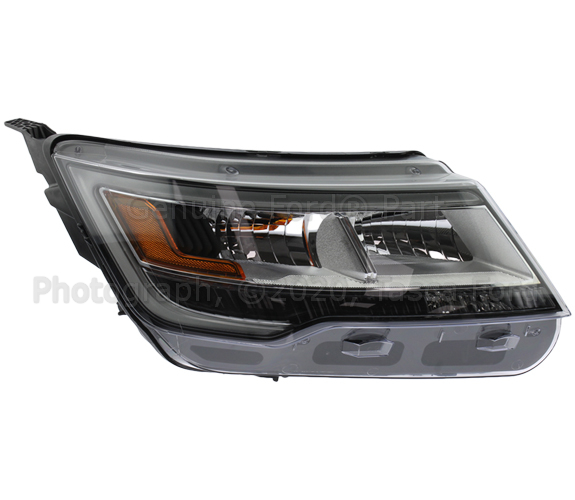 JB5Z13008J - : Headlamp Housing - Passenger Side (RH) for Ford: Explorer, Police Interceptor Utility Image