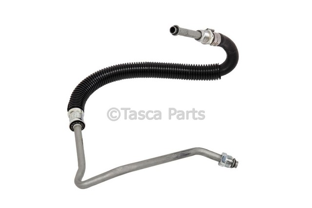 26107356 - Steering: Power Steering Return Hose for Cadillac: Escalade, Escalade ESV, Escalade EXT | Chevrolet: Avalanche 1500, Avalanche 2500, Silverado 1500, Silverado 1500 Classic, Silverado 1500 HD, Silverado 2500, Silverado 2500 HD, Silverado 3500, Suburban 1500, Suburban 2500, Tahoe | GMC: Sierra 1500, Sierra 1500 Classic, Sierra 1500 HD, Sierra 2500, Sierra 2500 HD, Sierra 3500, Yukon, Yukon XL 1500, Yukon XL 2500 | Hummer: H2 Image
