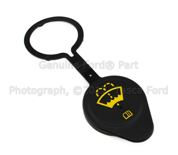 7T4Z17632AA - Body: Reservoir Cap for Ford: Edge, Explorer, Fiesta, Flex, Police Interceptor Sedan, Police Interceptor Utility, Special Service Police Sedan, Taurus, Taurus X | Lincoln: MKS, MKT, MKX | Mercury: Sable Image