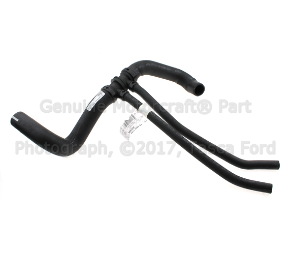 F81Z8286BA - Cooling System: Lower Hose for Ford: Excursion, F-250 Super Duty, F-350 Super Duty, F-450 Super Duty, F-550 Super Duty Image