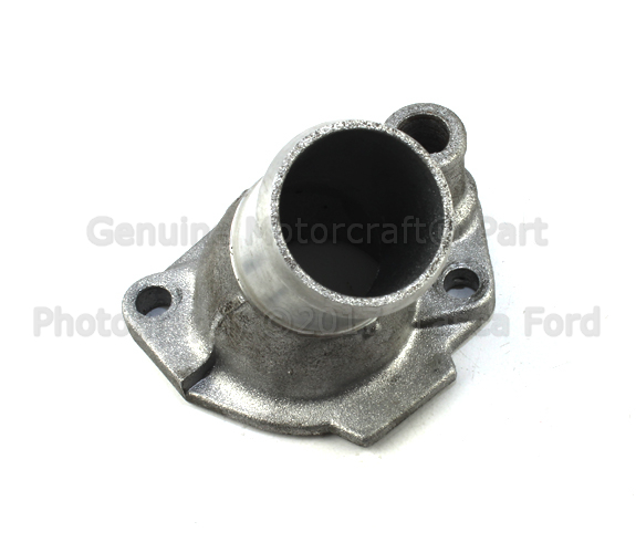F5TZ8592CA - Cooling System: Engine Coolant Thermostat Housing for Ford: Bronco, E-150 Econoline, E-150 Econoline Club Wagon, E-250 Econoline, E-350 Econoline, E-350 Econoline Club Wagon, Econoline Super Duty, Explorer, F-150, F-250, F-250 HD, F-350 | Mercury: Mountaineer Image