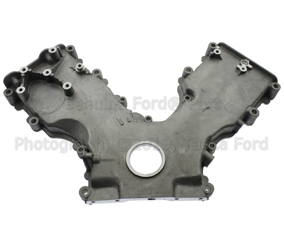 2L3Z6019AA - Engine: Timing Cover for Ford: E-150, E-150 Club Wagon, E-150 Econoline, E-150 Econoline Club Wagon, E-250, F-150, F-150 Heritage Image