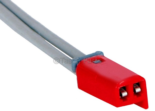 12101848 - : 2-Way Female Red Multi-Purpose Pigtail for Chevrolet: Blazer, Suburban C1500, Suburban C2500, Suburban K1500, Suburban K2500 | GMC: Jimmy, Suburban C1500, Suburban C2500, Suburban K1500, Suburban K2500 | Oldsmobile: Bravada Image