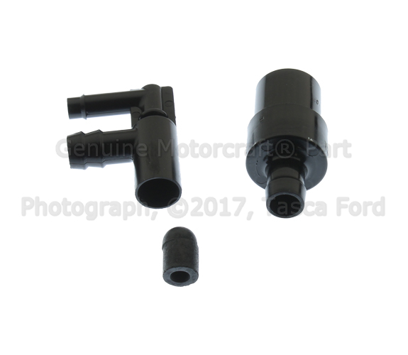 E5ZZ6A666A - Emission System: PCV Valve for Ford: Aerostar, Bronco II, Mustang, Ranger, Tempo, Thunderbird | Mercury: Cougar, Topaz Image